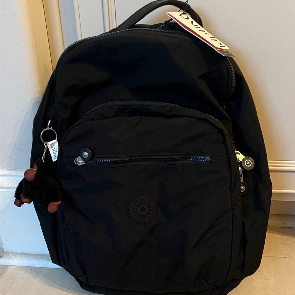 Kipling Classic Black backpack NWT - image 1